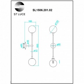 Бра ST-Luce Chieti SL1506.201.02 в Южноуральске - yuzhnouralsk.mebel24.online | фото 5