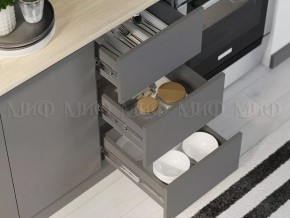 ЧЕЛСИ Кухонный гарнитур 2,0 м (Графит) в Южноуральске - yuzhnouralsk.mebel24.online | фото 2