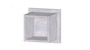 ДАЛЛАС Полка квадрат (цемент светлый) в Южноуральске - yuzhnouralsk.mebel24.online | фото