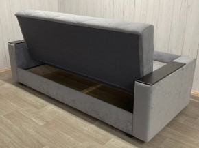 Диван Престиж-15 (НПБ+МДФ) велюр Sensey silver в Южноуральске - yuzhnouralsk.mebel24.online | фото 4