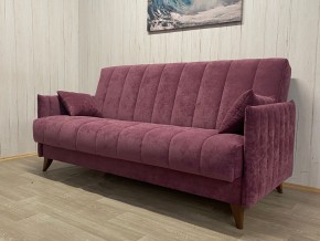 Диван Престиж-3 (НПБ) велюр Sensey grape в Южноуральске - yuzhnouralsk.mebel24.online | фото 2