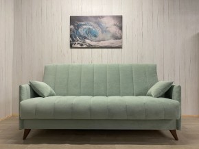 Диван Престиж-3 (НПБ) велюр Sensey mist green в Южноуральске - yuzhnouralsk.mebel24.online | фото