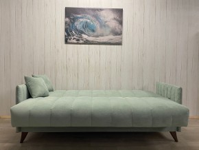 Диван Престиж-3 (НПБ) велюр Sensey mist green в Южноуральске - yuzhnouralsk.mebel24.online | фото 3