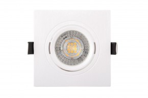 DK3021-WH Встраиваемый светильник, IP 20, 10 Вт, GU5.3, LED, белый, пластик в Южноуральске - yuzhnouralsk.mebel24.online | фото 1