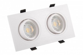 DK3022-WH Встраиваемый светильник, IP 20, 10 Вт, GU5.3, LED, белый, пластик в Южноуральске - yuzhnouralsk.mebel24.online | фото 1