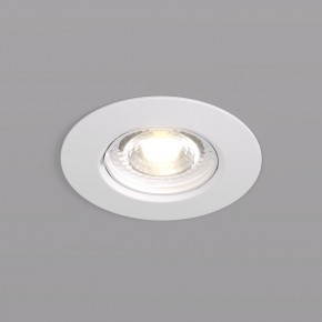 DK3028-WH Встраиваемый светильник, IP 20, 10 Вт, GU5.3, LED, белый, пластик в Южноуральске - yuzhnouralsk.mebel24.online | фото 1