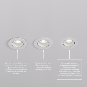 DK3061-WBR Встраиваемый светильник, IP 20, 10 Вт, GU5.3, LED, белый/бронзовый, пластик в Южноуральске - yuzhnouralsk.mebel24.online | фото 4