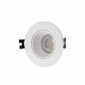 DK3061-WH Встраиваемый светильник, IP 20, 10 Вт, GU5.3, LED, белый/белый, пластик в Южноуральске - yuzhnouralsk.mebel24.online | фото 1