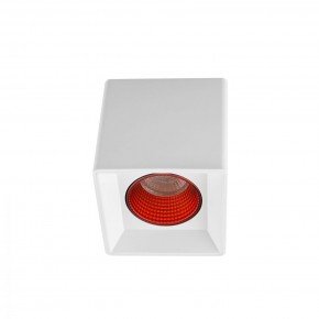 DK3080-WH+RD Светильник накладной IP 20, 10 Вт, GU5.3, LED, белый/красный, пластик в Южноуральске - yuzhnouralsk.mebel24.online | фото 1