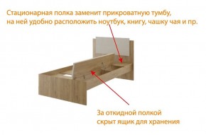 Дуглас (подростковая) М14 Кровать в Южноуральске - yuzhnouralsk.mebel24.online | фото 6