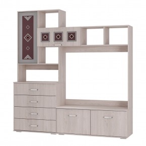 Гостиная Белла (модульная) ясень белый в Южноуральске - yuzhnouralsk.mebel24.online | фото 2