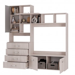 Гостиная Белла (модульная) ясень белый в Южноуральске - yuzhnouralsk.mebel24.online | фото 3