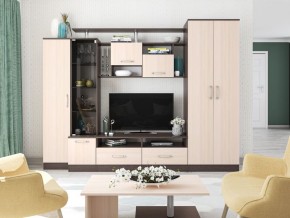 Гостиная Оскар-5 венге/дуб молочный в Южноуральске - yuzhnouralsk.mebel24.online | фото 1