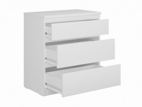 Комод КАСТОР с тремя ящиками, цвет белый в Южноуральске - yuzhnouralsk.mebel24.online | фото 2