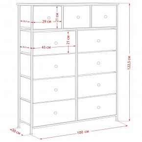 Комод Leset Линкс 11 ящиков (МДФ) в Южноуральске - yuzhnouralsk.mebel24.online | фото 12