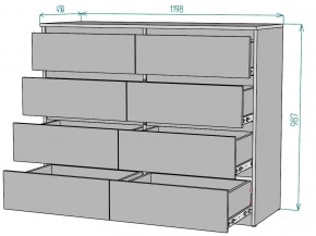 Комод Мальта K133 в Южноуральске - yuzhnouralsk.mebel24.online | фото 2