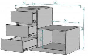 Комод Мальта K206 в Южноуральске - yuzhnouralsk.mebel24.online | фото 2