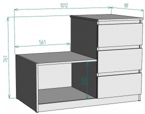 Комод Мальта K207 в Южноуральске - yuzhnouralsk.mebel24.online | фото 2