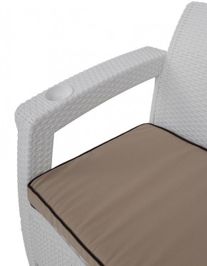 Комплект уличной мебели Yalta Premium Terrace Set (Ялта) белый (+подушки под спину) в Южноуральске - yuzhnouralsk.mebel24.online | фото 5