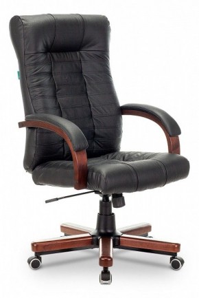 Кресло для руководителя KB-10WALNUT/B/LEATH в Южноуральске - yuzhnouralsk.mebel24.online | фото