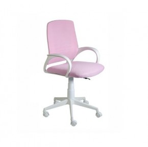 Кресло Ирис White сетка/ткань розовая в Южноуральске - yuzhnouralsk.mebel24.online | фото