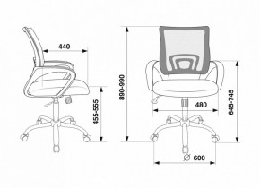 Кресло компьютерное CH-695N/SL/BLACK в Южноуральске - yuzhnouralsk.mebel24.online | фото