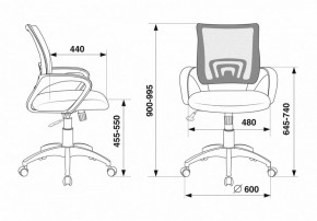 Кресло компьютерное CH-695N/SL/OR/BLACK в Южноуральске - yuzhnouralsk.mebel24.online | фото 6