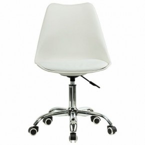 Кресло стул BRABIX "Eames MG-310 CH", хром, пластик белый, экокожа белая, 532923 в Южноуральске - yuzhnouralsk.mebel24.online | фото 1