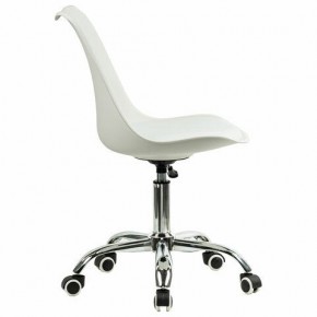 Кресло стул BRABIX "Eames MG-310 CH", хром, пластик белый, экокожа белая, 532923 в Южноуральске - yuzhnouralsk.mebel24.online | фото 3