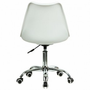Кресло стул BRABIX "Eames MG-310 CH", хром, пластик белый, ткань серая, 532924 в Южноуральске - yuzhnouralsk.mebel24.online | фото 4
