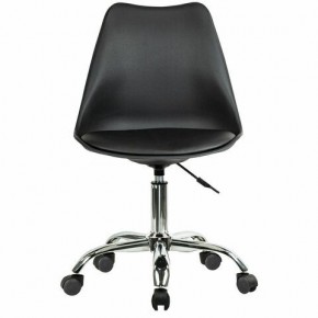 Кресло стул BRABIX "Eames MG-310 CH", хром, пластик черный, экокожа черная, 532925 в Южноуральске - yuzhnouralsk.mebel24.online | фото 1