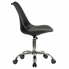 Кресло стул BRABIX "Eames MG-310 CH", хром, пластик черный, экокожа черная, 532925 в Южноуральске - yuzhnouralsk.mebel24.online | фото 3