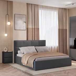 Кровать Линда КР-16 (Графит) 1600 в Южноуральске - yuzhnouralsk.mebel24.online | фото 2