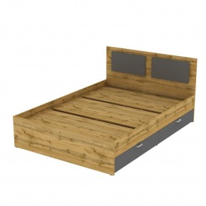 Кровать Ольга L37 (1200) 4 ящика (ДВ-Графит) в Южноуральске - yuzhnouralsk.mebel24.online | фото
