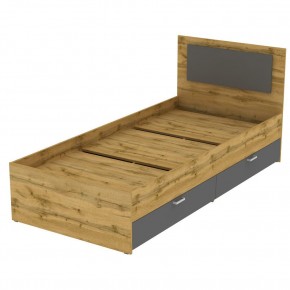 Кровать Ольга L38 (900) 4 ящика (ДВ-Графит) в Южноуральске - yuzhnouralsk.mebel24.online | фото