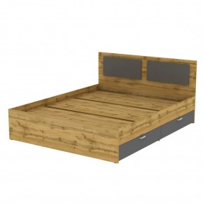 Кровать Ольга L45 (1200) 2 ящика (ДВ-Графит) в Южноуральске - yuzhnouralsk.mebel24.online | фото