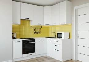 Кухонный гарнитур Белый Глянец 2200*1600 h950 (Стол. 38мм) в Южноуральске - yuzhnouralsk.mebel24.online | фото