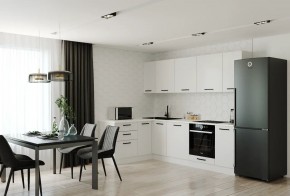 Кухонный гарнитур Белый Глянец 2600*1600 (Стол. 26мм) в Южноуральске - yuzhnouralsk.mebel24.online | фото