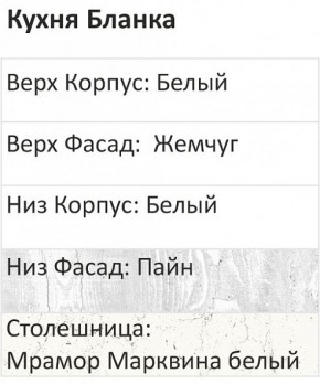 Кухонный гарнитур Бланка 2000 (Стол. 38мм) в Южноуральске - yuzhnouralsk.mebel24.online | фото 3