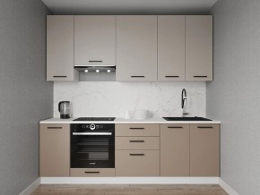 Кухонный гарнитур Каппучино 2400 h950 (Стол. 26мм) в Южноуральске - yuzhnouralsk.mebel24.online | фото