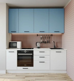 Кухонный гарнитур Капри 2200 h950 (Стол. 38мм) в Южноуральске - yuzhnouralsk.mebel24.online | фото 1