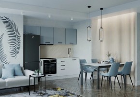 Кухонный гарнитур Ниагара 2550 (Стол. 26мм) в Южноуральске - yuzhnouralsk.mebel24.online | фото 1