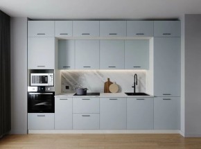 Кухонный гарнитур Смоки 3400 (Стол. 38мм) в Южноуральске - yuzhnouralsk.mebel24.online | фото