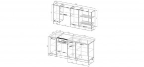 Кухонный гарнитур Старое Дерево 1800 (Стол. 38мм) в Южноуральске - yuzhnouralsk.mebel24.online | фото 2