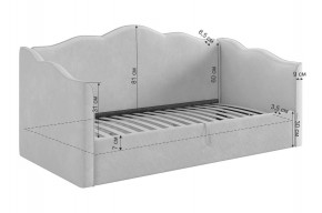 ЛЕЯ Кровать с ПМ 900 (софа) в Южноуральске - yuzhnouralsk.mebel24.online | фото 3