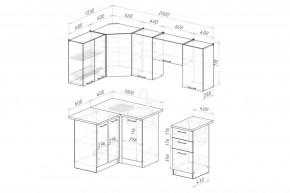 ЛИОРА Кухонный гарнитур Оптима 5 (1200*2000 мм) в Южноуральске - yuzhnouralsk.mebel24.online | фото 2