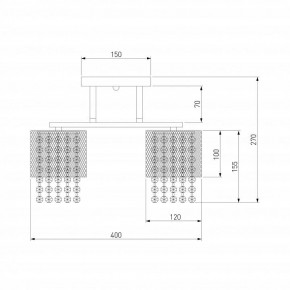 Люстра на штанге Eurosvet Bonnie 30137/3 золото в Южноуральске - yuzhnouralsk.mebel24.online | фото 4