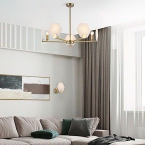 Люстра на штанге Eurosvet Marble 60158/5 латунь в Южноуральске - yuzhnouralsk.mebel24.online | фото 2