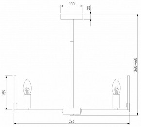 Люстра на штанге Eurosvet Marble 60158/5 латунь в Южноуральске - yuzhnouralsk.mebel24.online | фото 3