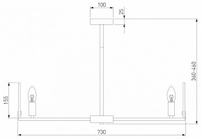 Люстра на штанге Eurosvet Marble 60158/7 латунь в Южноуральске - yuzhnouralsk.mebel24.online | фото 2